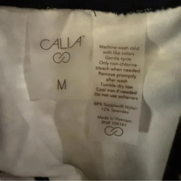 NWT CALIA Core Essential High Rise 7/8 Dot Leggings Size Medium M - Picture 7 of 8